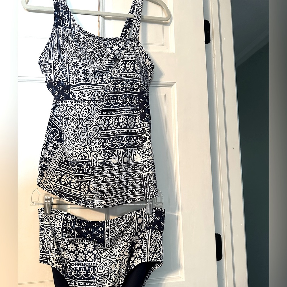 Grecian style two piece bathing suit